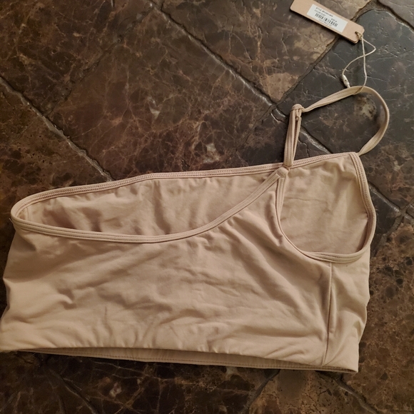 SKIMS one shoulder tank bra & thong set M BOTH NWT - Picture 8 of 8